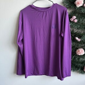 UPF 50+ sun protection Purple Long Sleeve Shirt